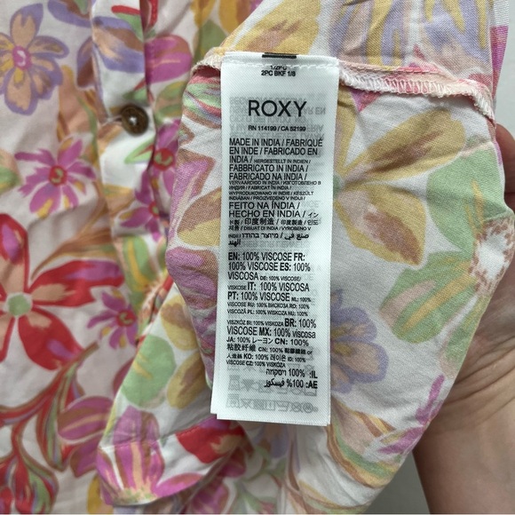 Roxy Girls Floral Summer Dress Size XXL - Picture 7 of 8